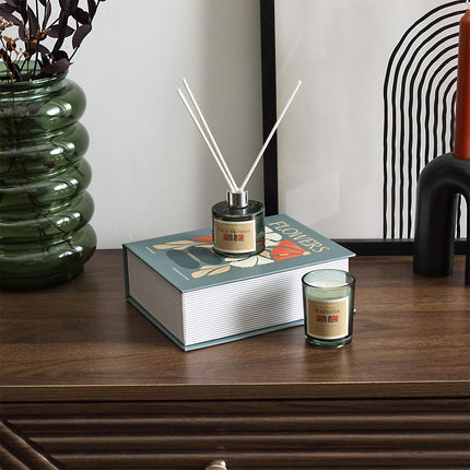 Dāvanu komplekts “Voyage Floral” – aromātiskā svece + difuzors