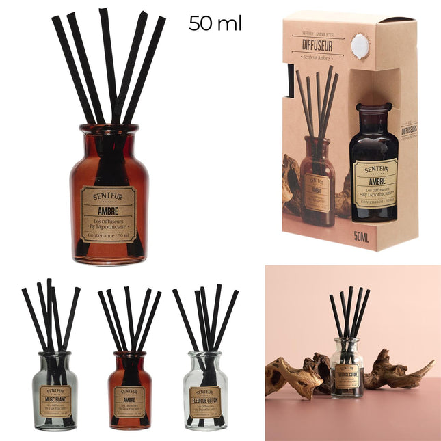 Telpu aromāts 50ML BALTAIS MUSKUSS-KOKVILNAS ZIEDS-DZINTARS