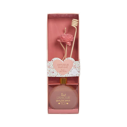 Aromātiskais difuzors ar ziedu – dāvanu komplekts 50 ml