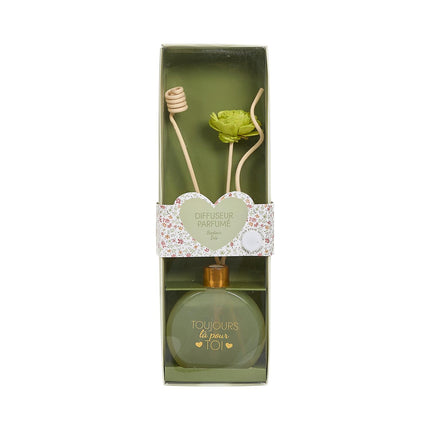 Aromātiskais difuzors ar ziedu – dāvanu komplekts 50 ml
