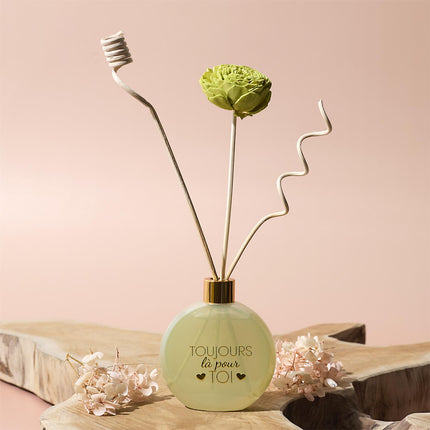 Aromātiskais difuzors ar ziedu – dāvanu komplekts 50 ml