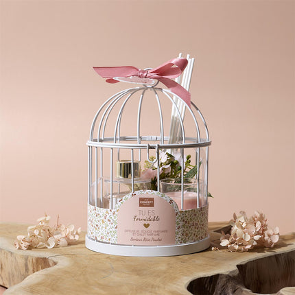 Dekoratīvs aromātiskais dāvanu komplekts būrītī