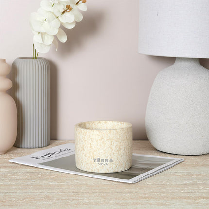 Dekoratīva svece ar koka dakti – Terra Nova