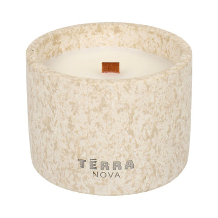 Dekoratīva svece ar koka dakti – Terra Nova