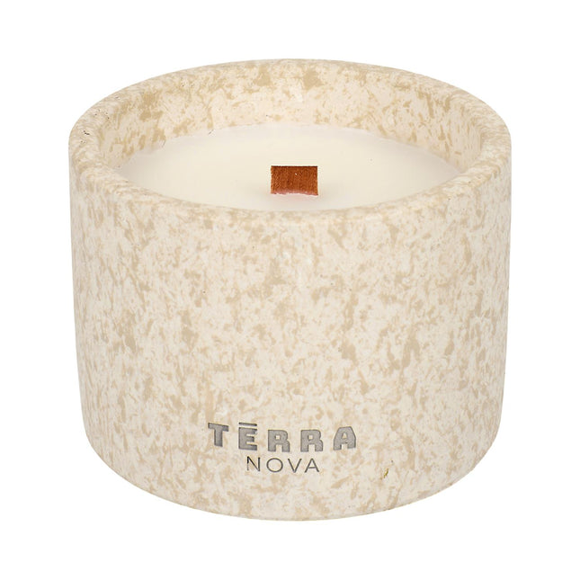 Dekoratīva svece ar koka dakti – Terra Nova