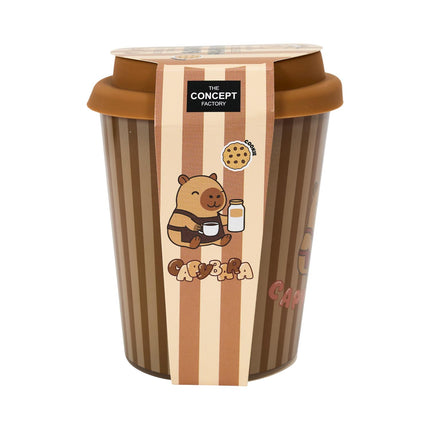 Capyccino aromātiskā svece ar kapibaras dizainu – Cookie, 240 g
