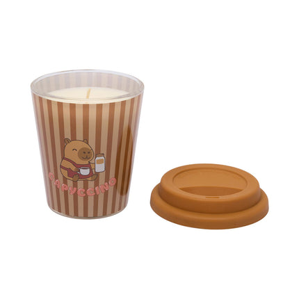 Capyccino aromātiskā svece ar kapibaras dizainu – Cookie, 240 g