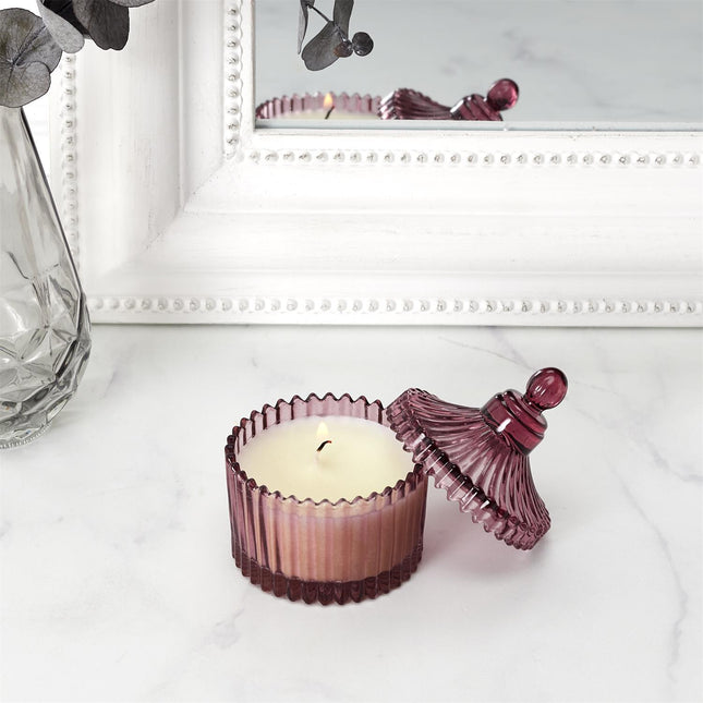 Kristāla trauciņa svece ar vāciņu – vairākos aromātos