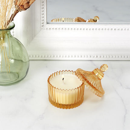 Kristāla trauciņa svece ar vāciņu – vairākos aromātos