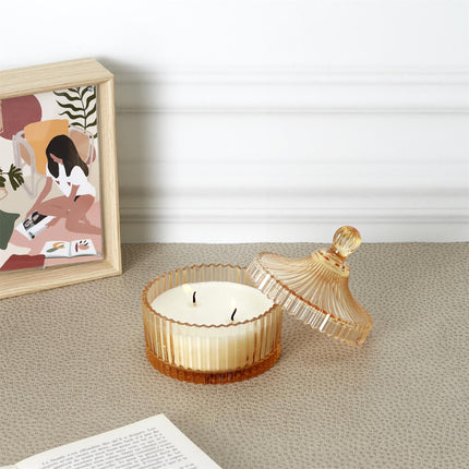 Kristāla trauciņa svece ar vāciņu – vairākos aromātos