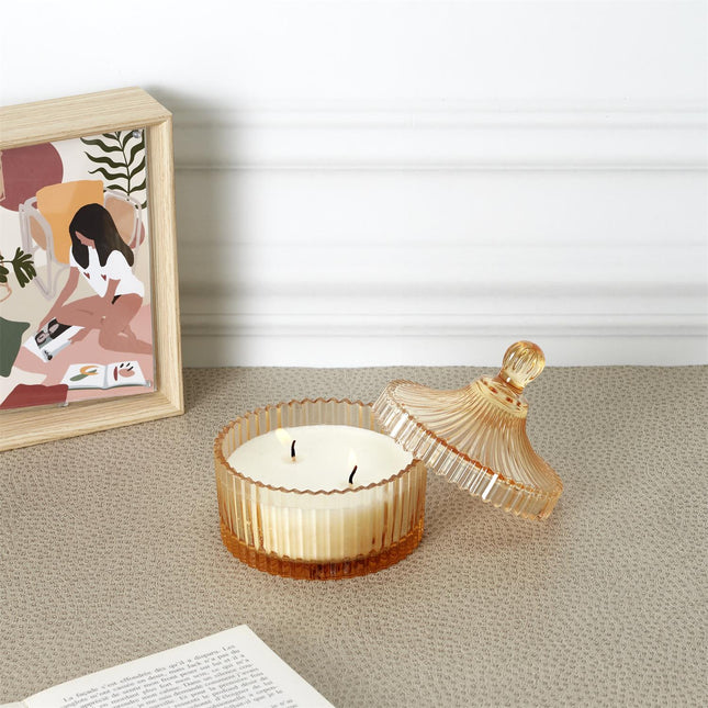 Kristāla trauciņa svece ar vāciņu – vairākos aromātos