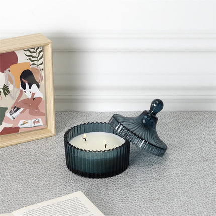 Kristāla trauciņa svece ar vāciņu – vairākos aromātos