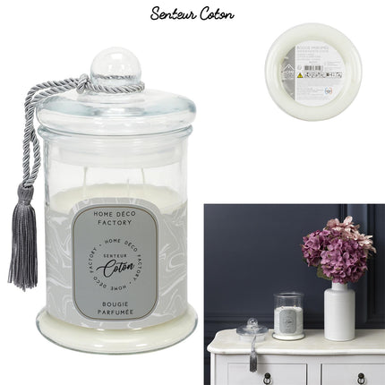 Aromātiskā svece Coton-kokvilna