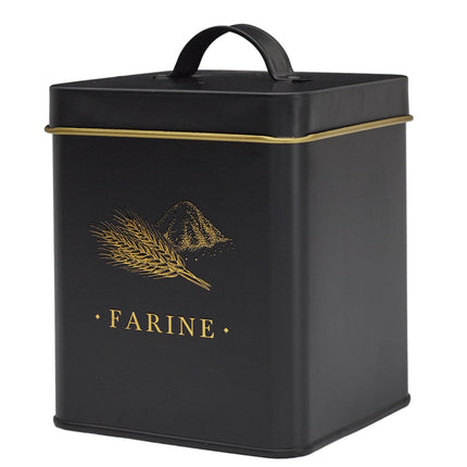 Melns, zelts metāla virtuves organizātors