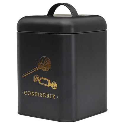 Melns, zelts metāla virtuves organizātors