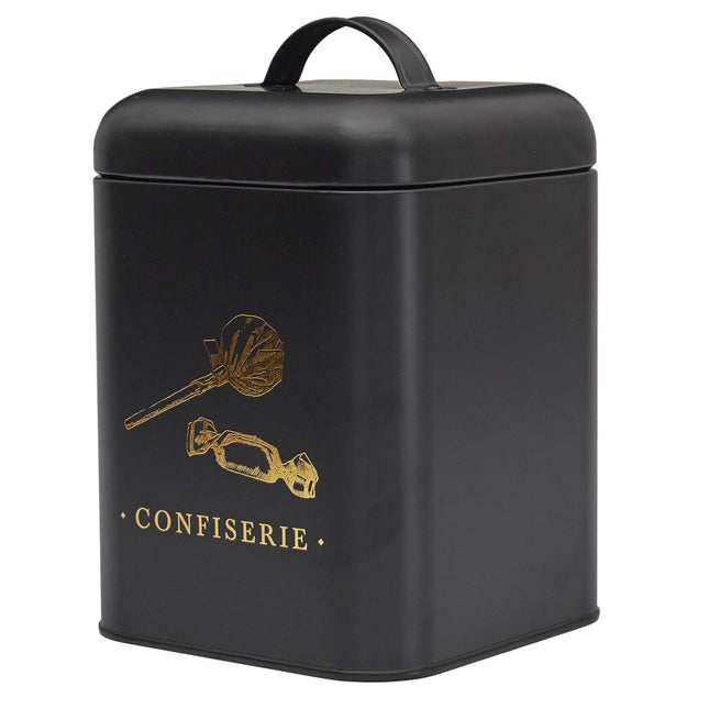 Melns, zelts metāla virtuves organizātors