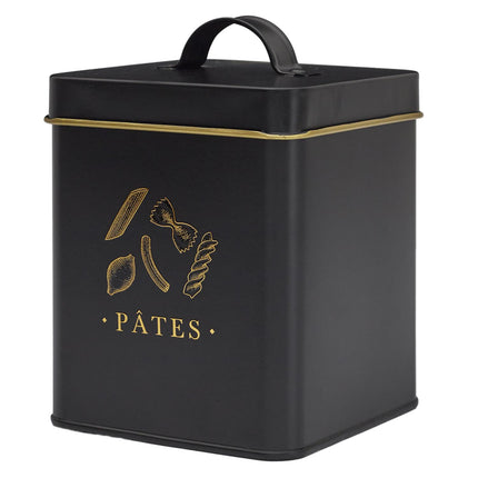 Melns, zelts metāla virtuves organizātors