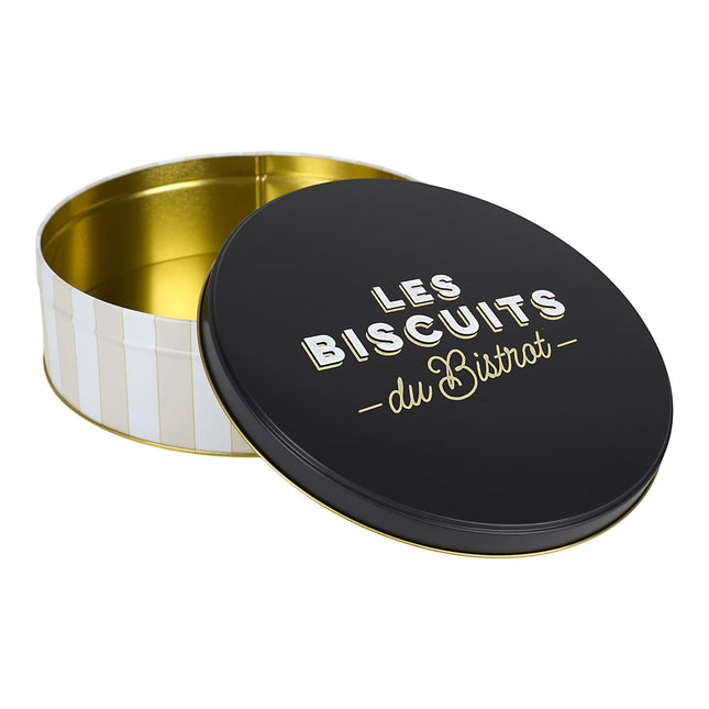 Metāla cepumu trauks “Les Biscuits du Bistrot”