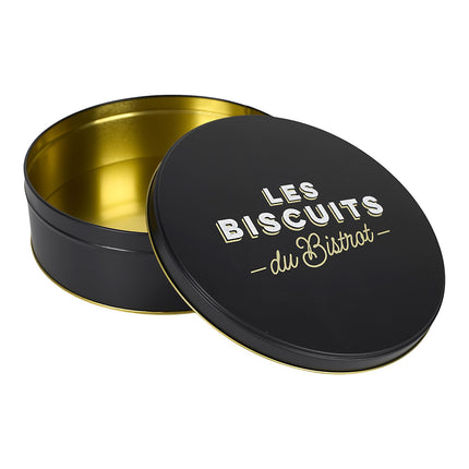 Metāla cepumu trauks “Les Biscuits du Bistrot”