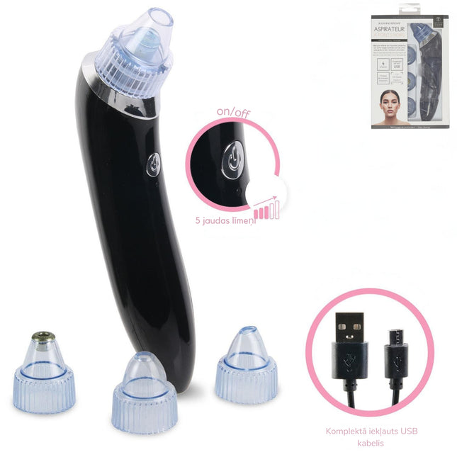 Melno punktu noņemšanas ierīce (Blackhead Remover) – dziļai sejas attīrīšana