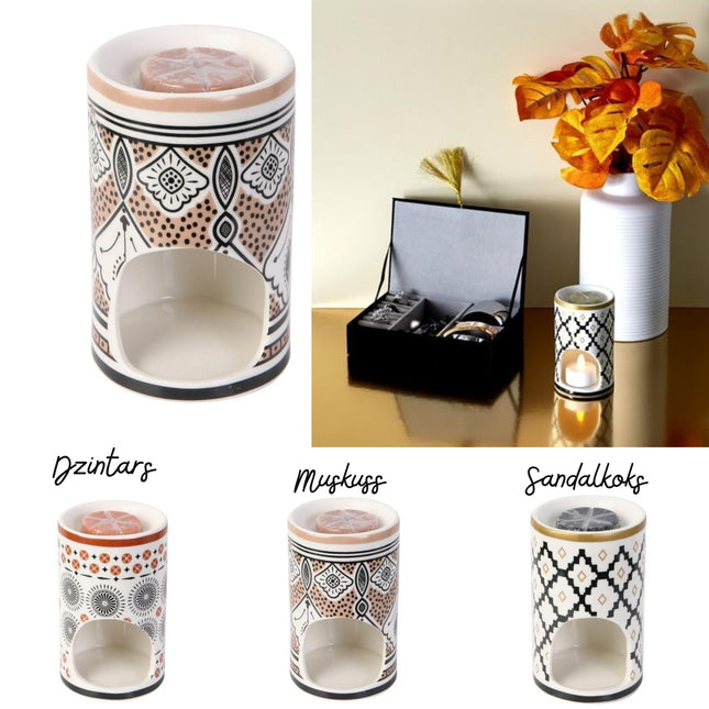 Aromlampiņa ar aromātisko vasku