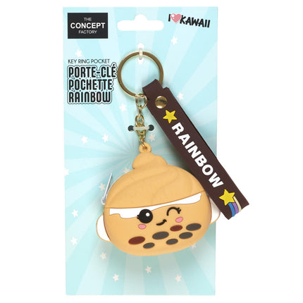 Kawaii atslēgu piekariņš ar maciņu – “Rainbow” kolekcija