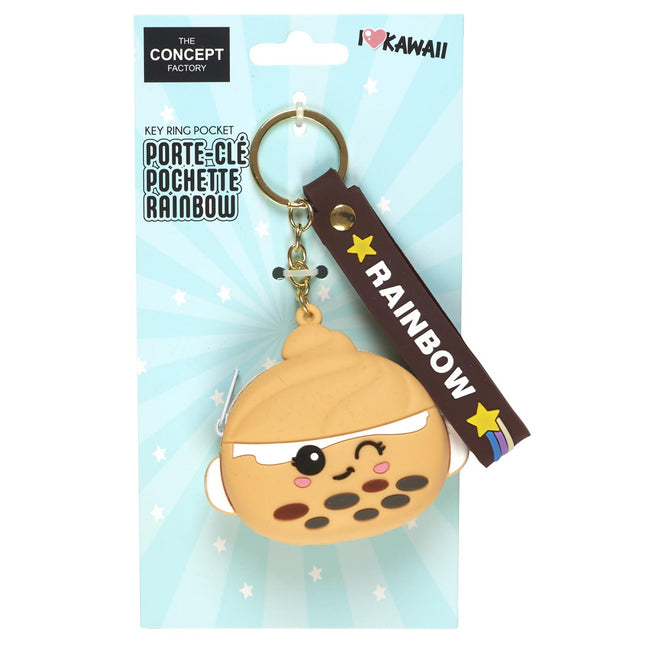 Kawaii atslēgu piekariņš ar maciņu – “Rainbow” kolekcija