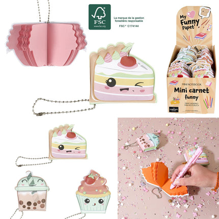 Mini piezīmju bloknotiņš-piekariņš