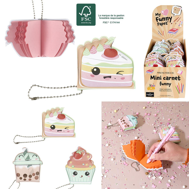 Mini piezīmju bloknotiņš-piekariņš