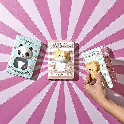 Kawaii piezīmju grāmata ar 3D vāku