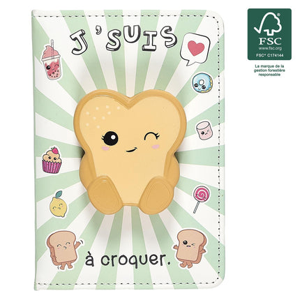 Kawaii piezīmju grāmata ar 3D vāku