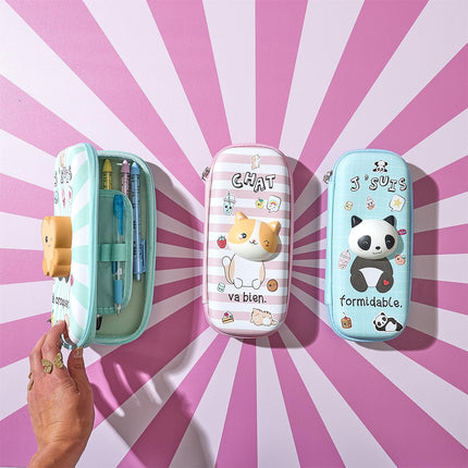 Kawaii penālis ar 3D dizainu