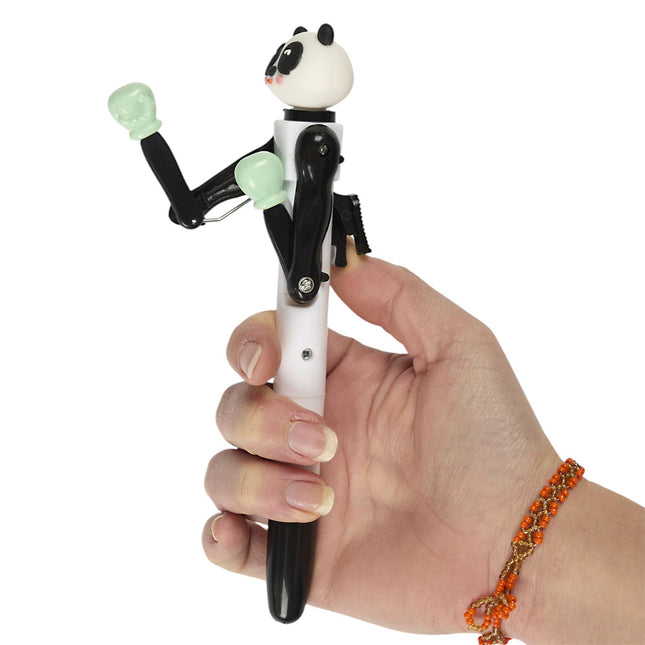 Jautra dzīvnieku pildspalva ar kustīgām rokām – Animal Boxer Pen