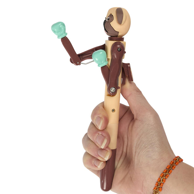 Jautra dzīvnieku pildspalva ar kustīgām rokām – Animal Boxer Pen