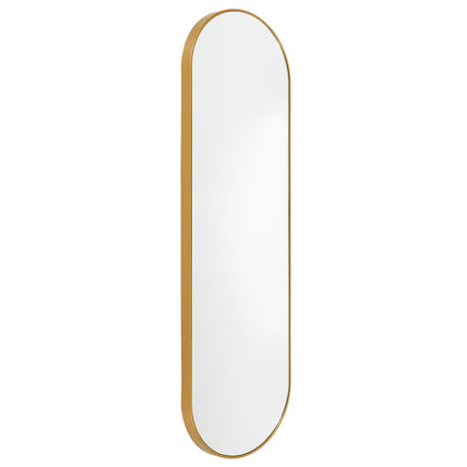 Spogulis ar metāla zelta rāmi (100 cm)