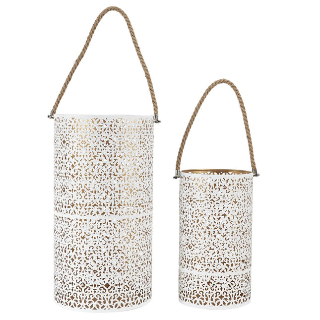 Metāla laterna ar zelta iekšējo pārklājumu divi izmēri