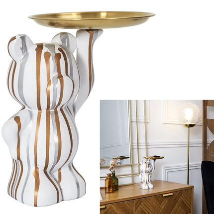 Dekoratīva figūra-Lācis ar paplāti