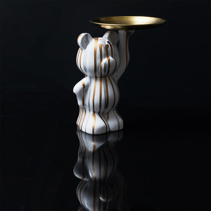 Dekoratīva figūra-Lācis ar paplāti