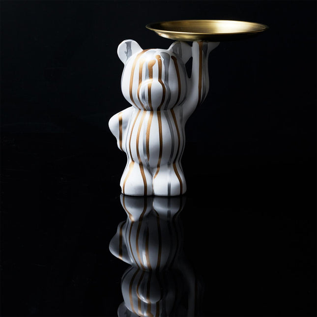 Dekoratīva figūra-Lācis ar paplāti