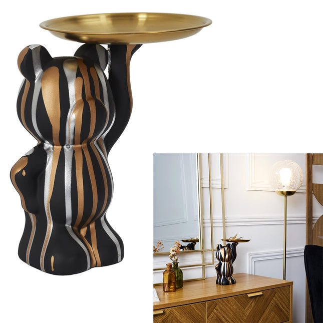 Dekoratīva figūra-Lācis ar paplāti