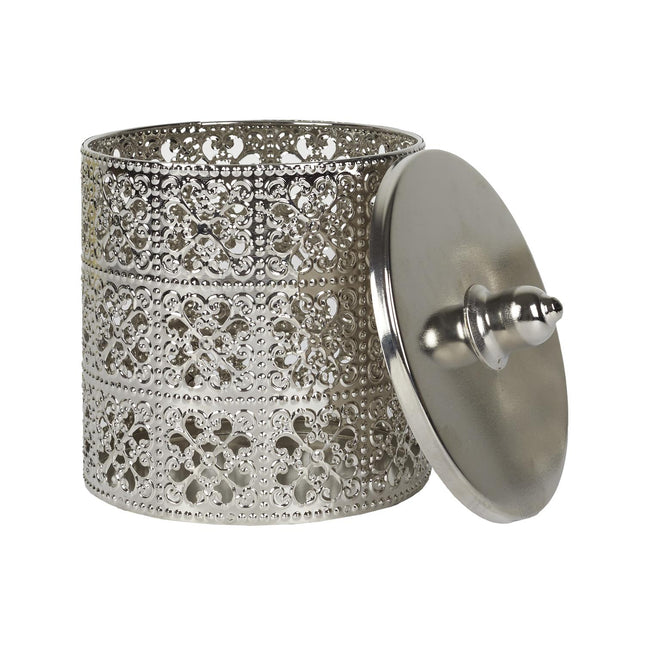 Metāla dekoratīvā kastīte ar vāku