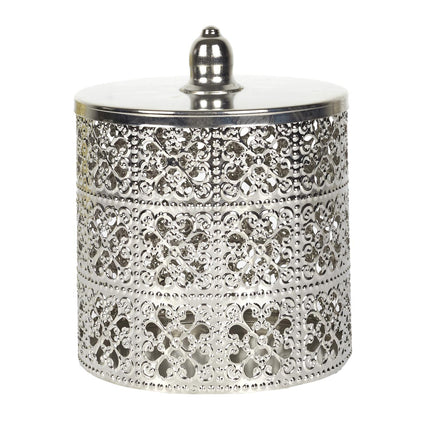 Metāla dekoratīvā kastīte ar vāku