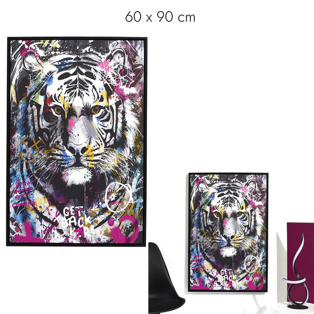 Sienas glezna – Tīģeris