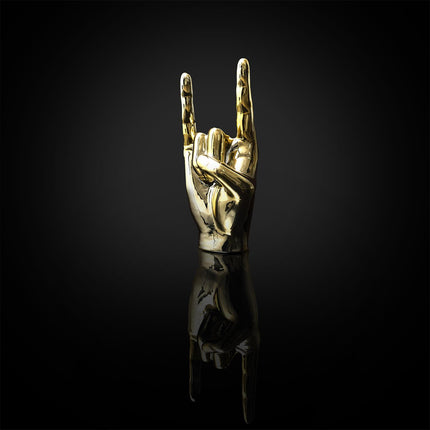 Keramikas dekoratīvā figūra – zelta rokas žests