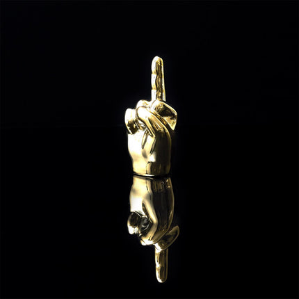 Keramikas dekoratīvā figūra – zelta rokas žests