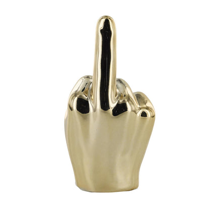 Keramikas dekoratīvā figūra – zelta rokas žests