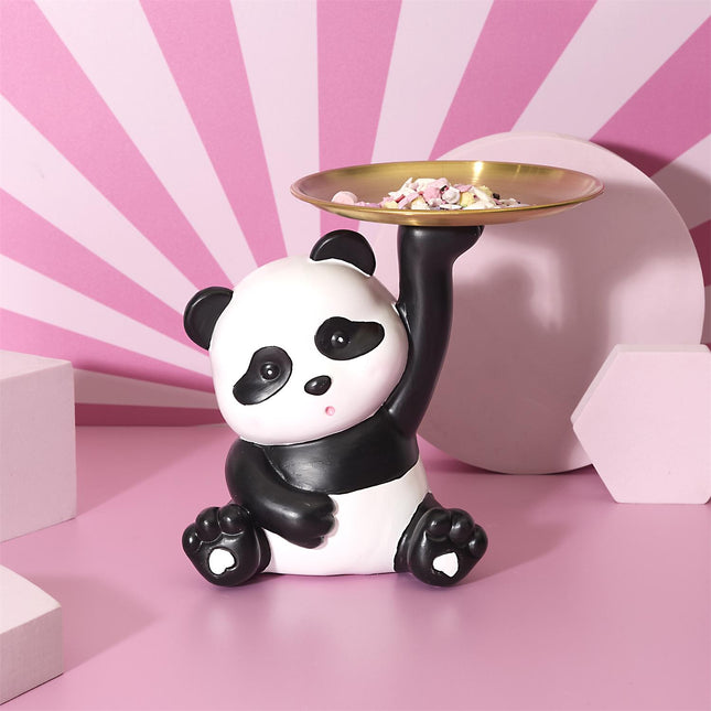 Panda figūra ar paplāti
