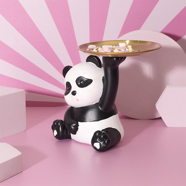 Panda figūra ar paplāti