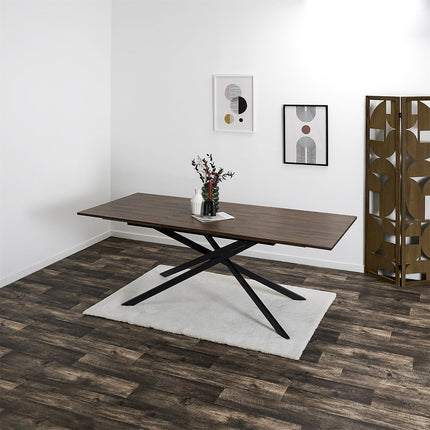 Izvelkams pusdienu galds  ar metāla kājām