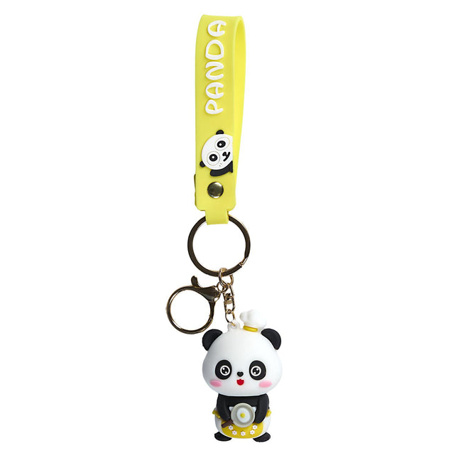 Kawaii Panda atslēgu piekariņš